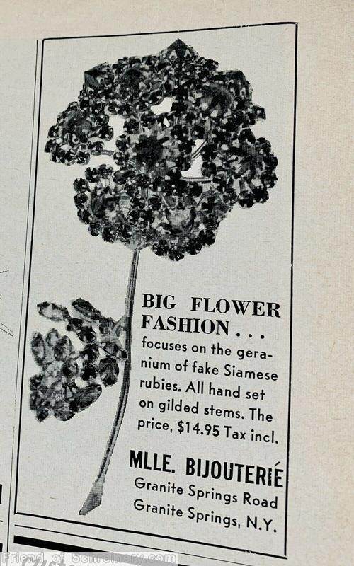 Schreiner 3 acorn bunch pin large faceted teardrop stone siam red large molded teardrop metalic brown navette crystal jewelry