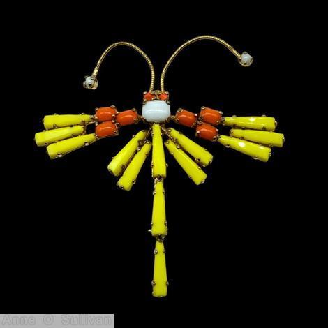 Schreiner 3 keystone wing dragonfly 3 keystone body 2 keystone small wing 6 oval cab wing lime keystone coral small oval cab milk white oval cab coral small chaton eye moonglow white small chaton goldtone jewelry